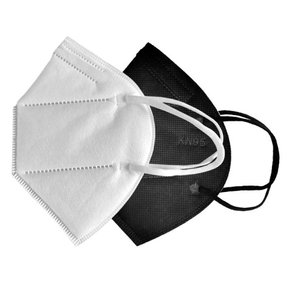 High Quality 4-Ply Black Influenza Surgical Face Masks High-Anti-Aerosol Adults KN95 Disposable Facemask HAIXIN HEALTH