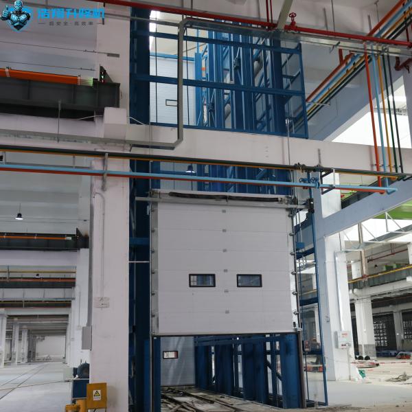 Hydraulic Guide Rail Cargo Lift 1000-15000kg Capacity