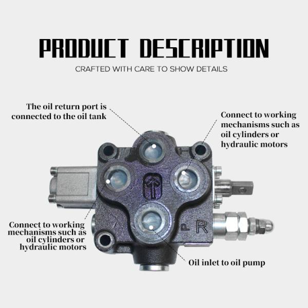 Дорожное роликовое аксессуары Нидерландское строительство Дизельный двигатель многосторонний рулевой клапан