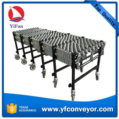 Heavy Duty Gravity Flexible Steel Skate Wheel Conveyor/Warehouse Loading Unloading Conveyor
