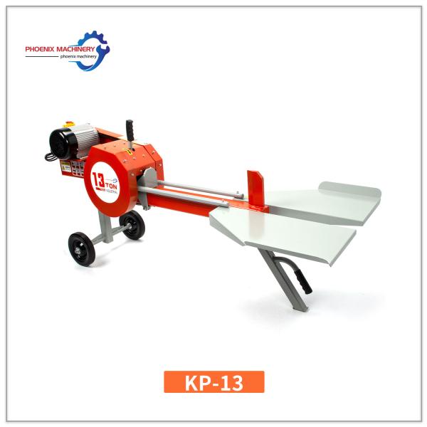 Horizontal 13-ton Electric Log Splitter Ideal for Small Scale Wood Splitting at Home