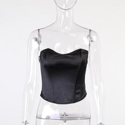 OEM maufactory 2023 spring and summer new fish bone polyester  small vest female