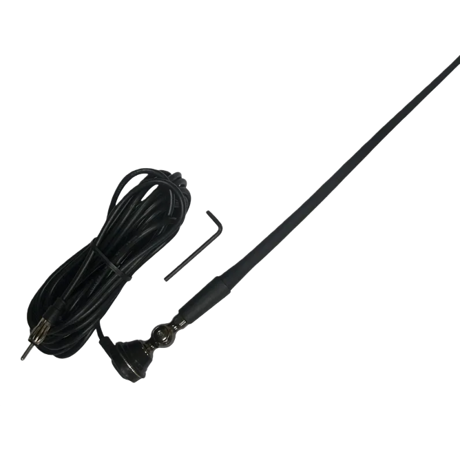 Marine AM/FM Golf Cart ATV UTV RV Car Stereo Boat Mast Flexible Radio Antenna Truck Excavator Tractor