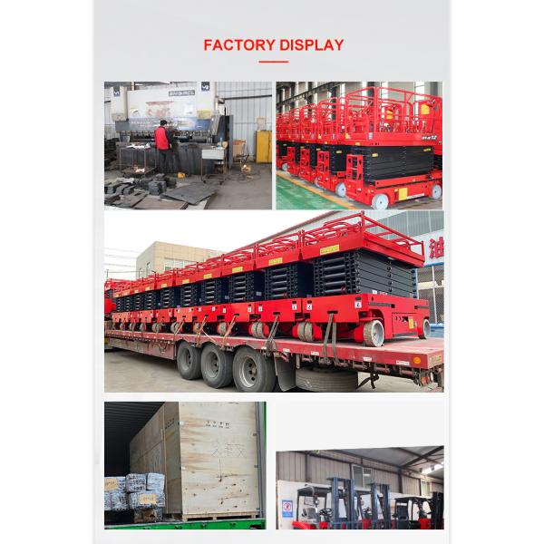 4-14m Self Propelled Track Scissor Lift Mobile Hydraulic Electric Lifting Scaffold Work Platform