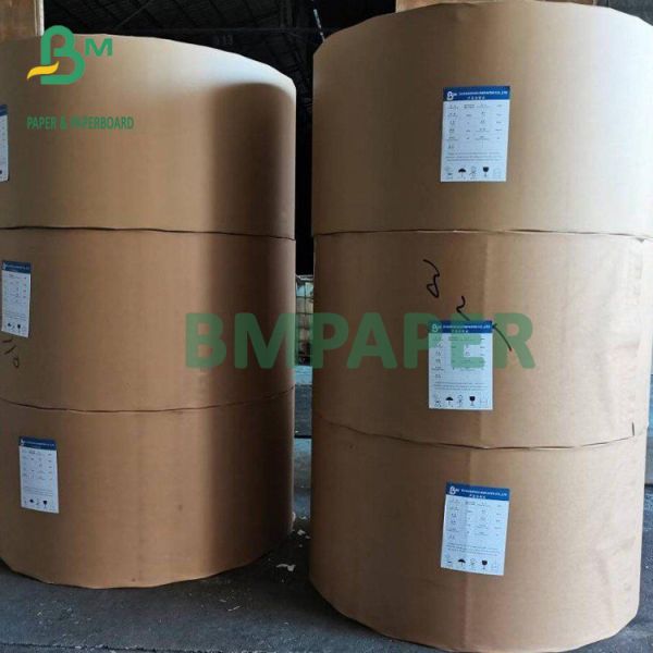 80gsm 90gsm 95gsm Good Water Resistance Cooling Pad Base Paper Kraft Roll