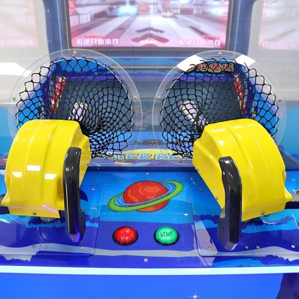 High Revenue Arcade Ticket Machine , Ball Shooting Monster Realms Kids Arcade Machine