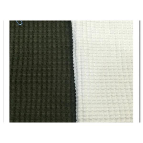100%cotton knitted fabric popular in autumn/winter CVC waffle fabric for hotel pajamas, nightgowns and slippers