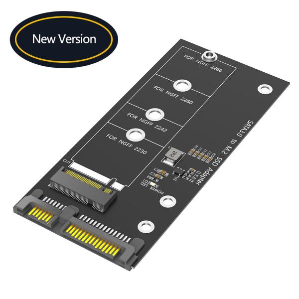 M.2 NGFF к SATA Адаптерная карта B Key/B & M Key SSD Конвертер NGFF M2 к 2,5 дюймовым драйверам SATA III