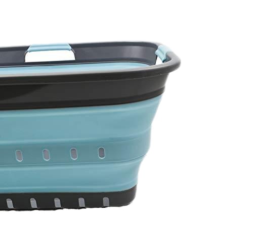 Creative Portable Folding Laundry Basket Wall Hanging Household Storage Solution Heavy-Duty Plastic Basket for Clothes