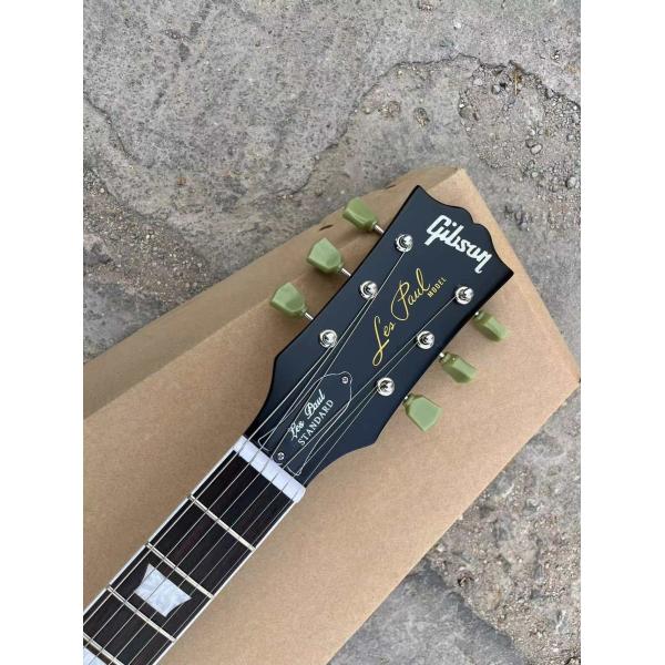 Custom GB Les Paul LP Style Electric Guitar with Mahogany Gold Body Maple Neck Customized Guitar