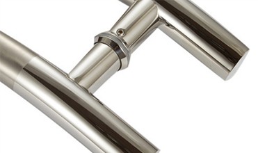 SUS304 Manche de porte en acier inoxydable de type H de verre échantillon 1-3 jours ouvrables Finition SSS/PSS