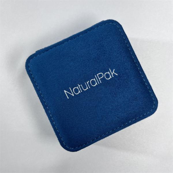 High End Suede Round Corner Hinged Jewellery Packaging Box for ring earring bangle bracelet necklace jewelry watch gift
