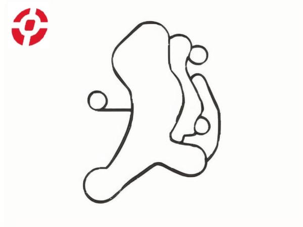 OE LR022903 Oil Cooler Gasket Seal Rocker Cover Seal Pad Cover Gasket For Land Rover