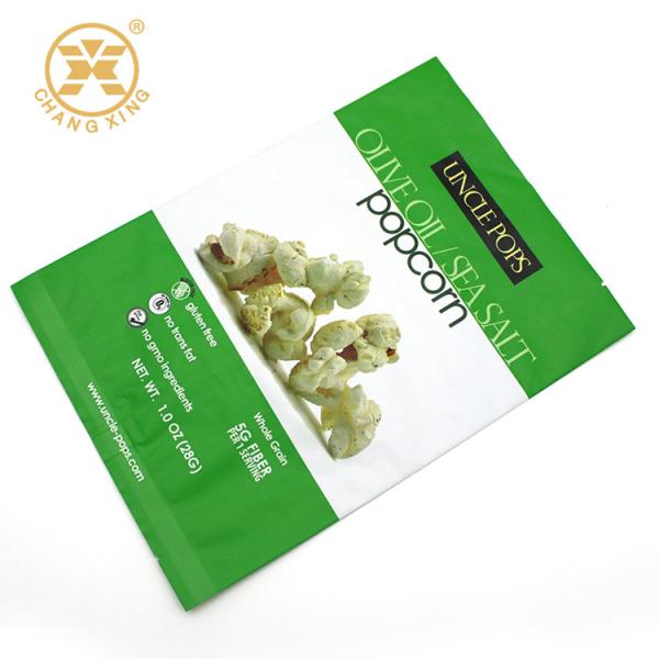 Мешок попкорна качества еды упаковывая стоит вверх пластмасса молнии