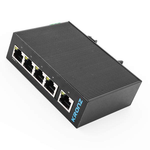 5 Port Industrial Ethernet Switches 100mbps Unmanaged Network Switch