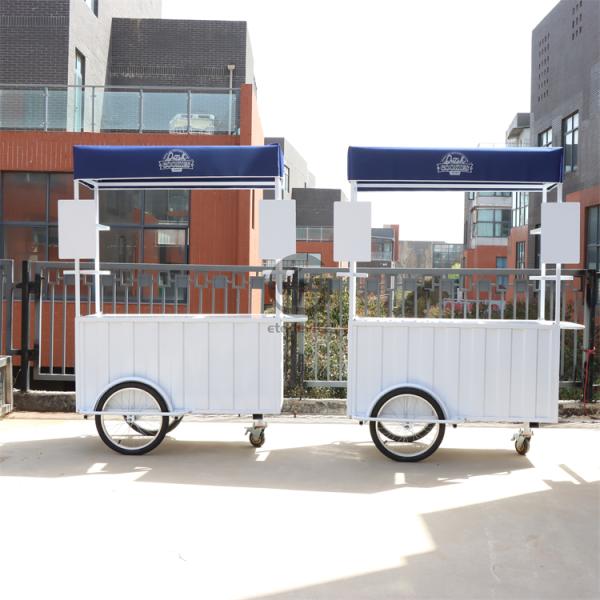 Coffee Tricycle Push Cart  Portable Beverage Solution for Mobile Entrepreneurs