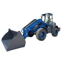 empilhadeira telescópica pequena de Front End Wheel Loader Machine Telehandler da cubeta de 2.5 toneladas