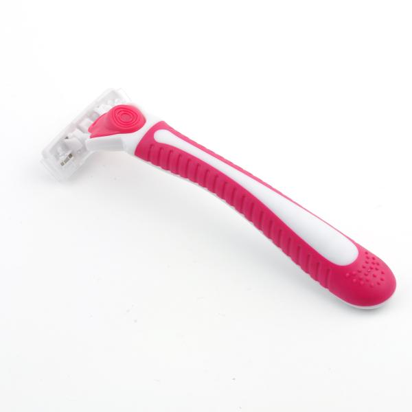 3-6 Blades Disposable Face and Body Hair Removal Razor Pack for Women with Razor Head Refills