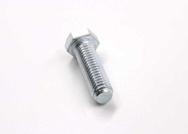 Galvanized Full-Threaded Chamfered Grade 8.8 Steel Hexagon Head Screws DIN933