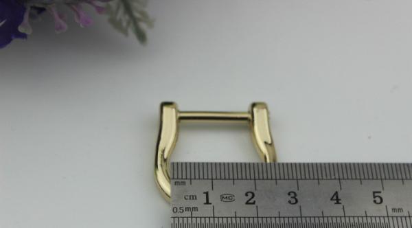 Nickel Plated Metal D Ring Buckle Bag Fittings,18MM Zinc Alloy D-ring For Handbag
