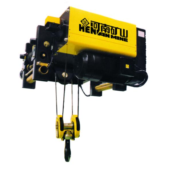 1T-20T European Style Electric Wire Rope Hoist Double Speed FEM 2M