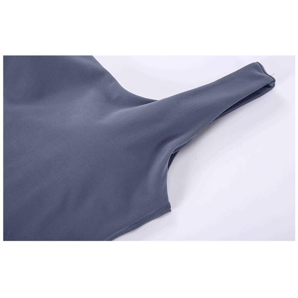 Wholesale Solid Color Minimalistic Padded Sports Tank Tops Women's Sportwear Fitness Clothing