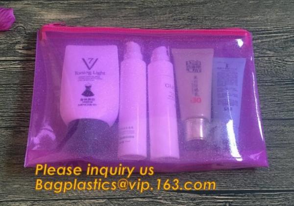 BAGEASE EVA PVC Cosmetic Bag For Women Zipper Waterproof Airline Makeup Travel Organizer Toiletry Bag Bagease Package