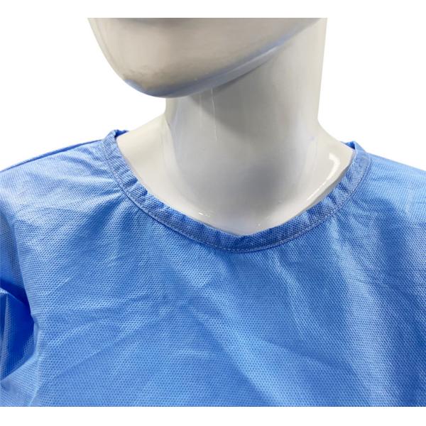 Anti Blood Disposable Surgical Gown , 120*140cm SMS Medical Gown Anti Alcohol