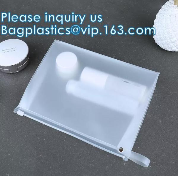 Eco Friendly Neon Colorful PVC Cosmetic Makeup Toiletry Skin Kits Pouch Waterproof Clear Vinyl Gift Bag