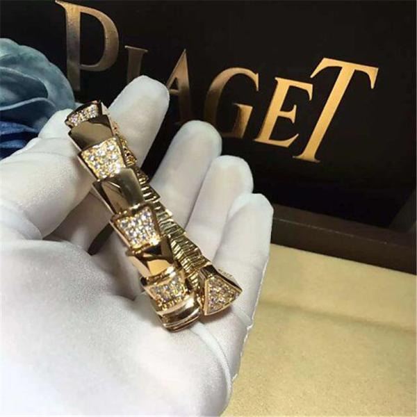 Bi diamond snake Bracelet 18k gold white gold yellow gold rose gold diamond Bracelet Jewelry factory in Shenzhen, China