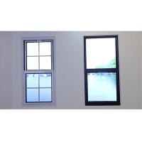 Vivienda de doble ventana colgante de cristal templado de aluminio de ventana colgada única