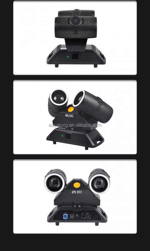 LED Head Lights for Double-Headed Drone 360° Rotating Bar DMX512 Control,Historical Reenactments