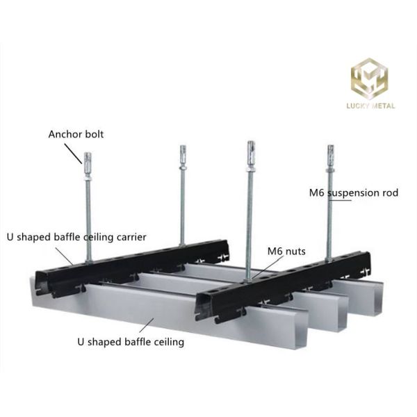 Class A1 Fire Resistant Sound Absorbing Aluminium Ceiling with Customizable Colors for Suspended Ceiling System
