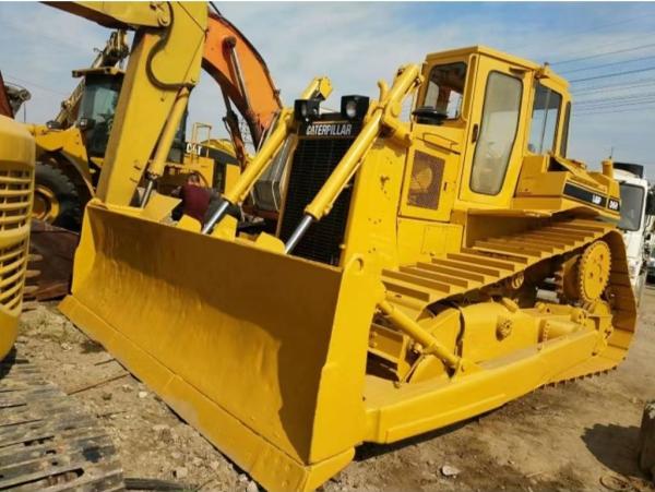 Bulldozer CAT D6H d'occasion de 160 kW à basse température avec une capacité de carburant de 450 litres