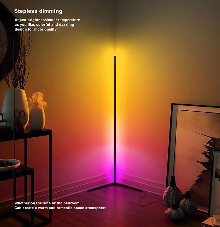 Нордический цвет светов праздника СИД стиля изменяет лампу пола СИД RGB для комнаты прожития
