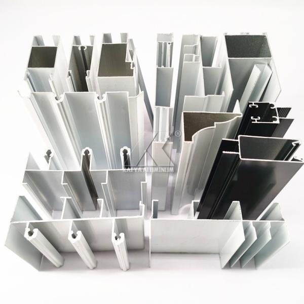 Powder Coated Aluminium Door Window Extrusion Profiles 6063 T5
