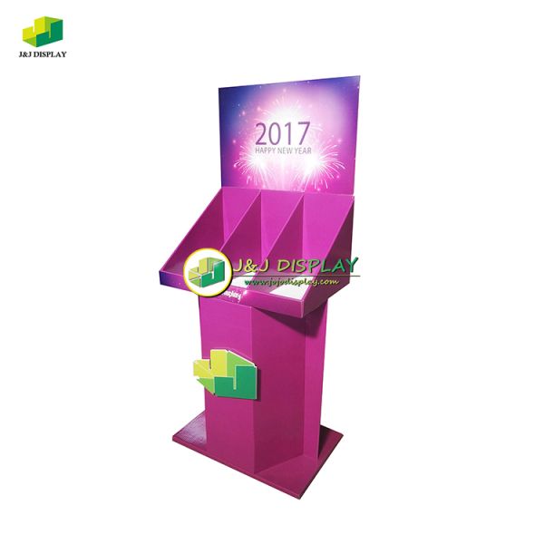 Supermarket Cardboard Dump Bins Personal Care Floor Stand POS Display Units