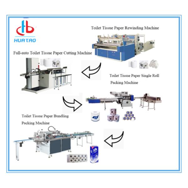Промышленный перематывать туалетной бумаги скорости 160pcs/Min разрезая машина