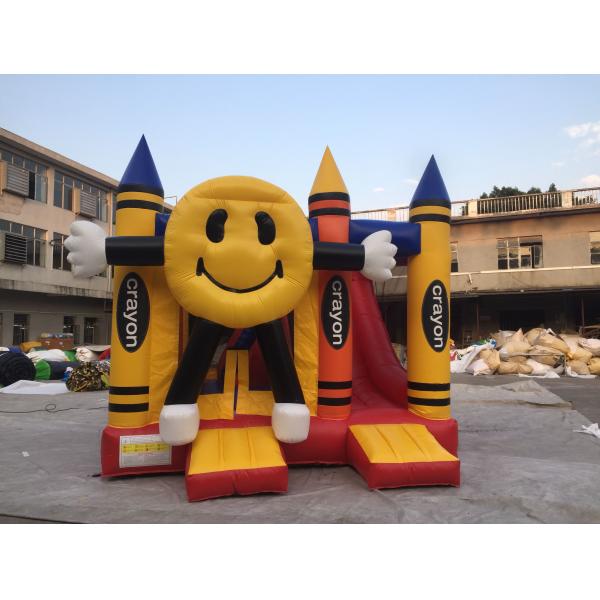 Красочный усмехаясь раздувной счастливый Крайон Комбос стороны с печатанием цифров