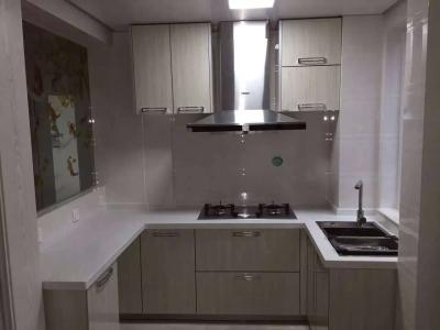 Wood grain MFC kitchen cabinet,Modern kitchen furniture,Cheap Kitchen,U-shape cupboard