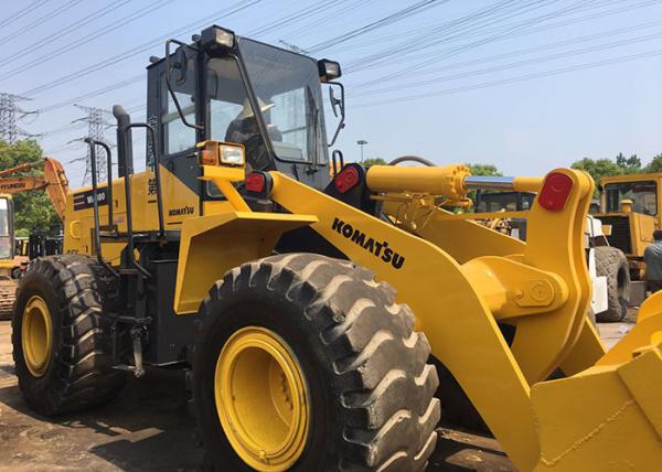 Japão original fez o carregador usado WA380-3 da roda de KOMATSU com a cubeta nova dos pneumáticos