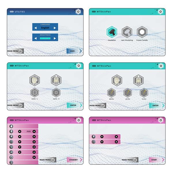 Appareil de rajeunissement de la peau par radiofréquence Équipement de lifting du visage non chirurgical AC220V 110V