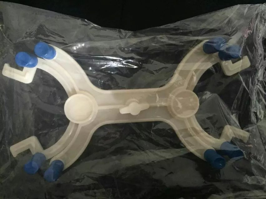 Factory Supply Customizable Acid Alkaline Butterfly Clip Glass Burette Clamp Marble Titration Stand Square Shape for Laboratory