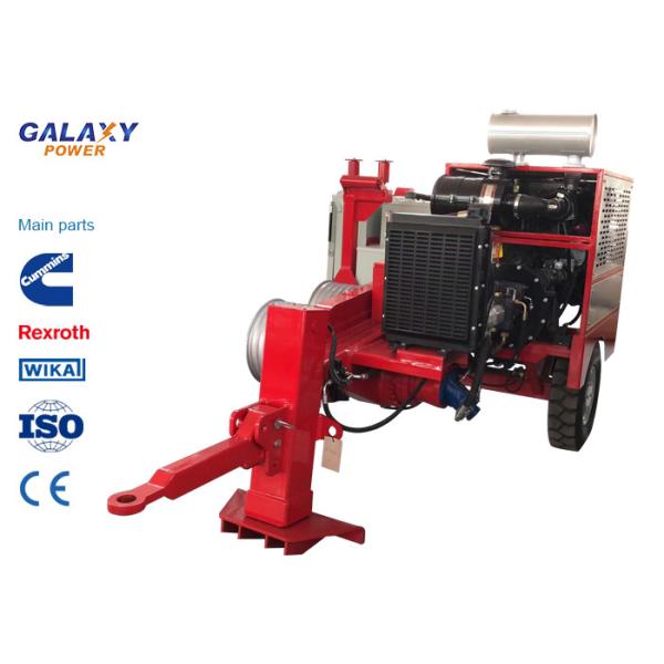 GS90 imported Engine Hydraulic Pipe Puller , Hydraulic Tube Puller Red Color