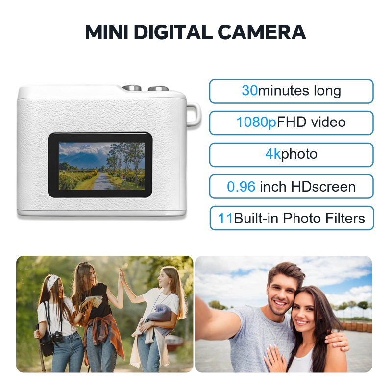 2026 X6-1 Compact 1080P CCD Mini Camera With LCD Screen Mini Camcorder