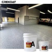 Hygiene White Flake Epoxy Floor Can Be Used In Cold Storage Facilities
