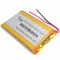 OEM / ODM Bateria de lítio polímero LiPo 505080 3.7v 3000mah Bateria Li Ion