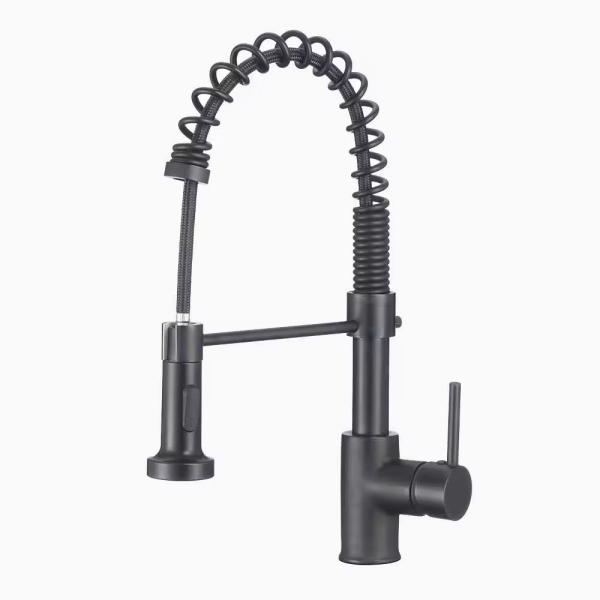 Modern Kitchen Designs Customized Color Brass Basin Pull Down Black Kitchen Faucets