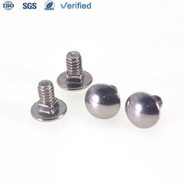 Tornillos de carruaje de cuello cuadrado de acero inoxidable DIN/ANSI 2-100mm