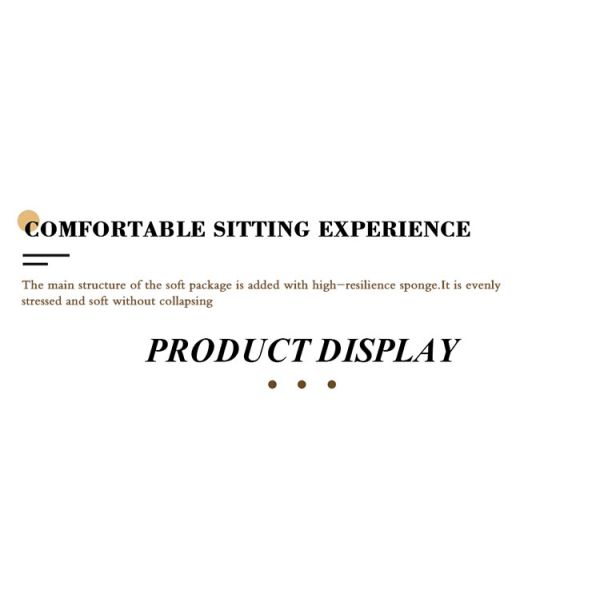 Modern Upholstered Leather Dining Room Furniture Chair Designed with Italian Metal Legs and Wooden Frame Luxury